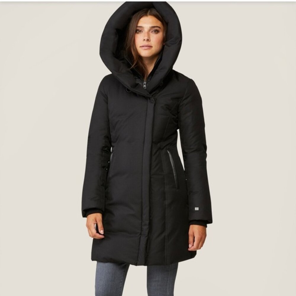 Soia & Kyo Camelia Burgundy Down Coat